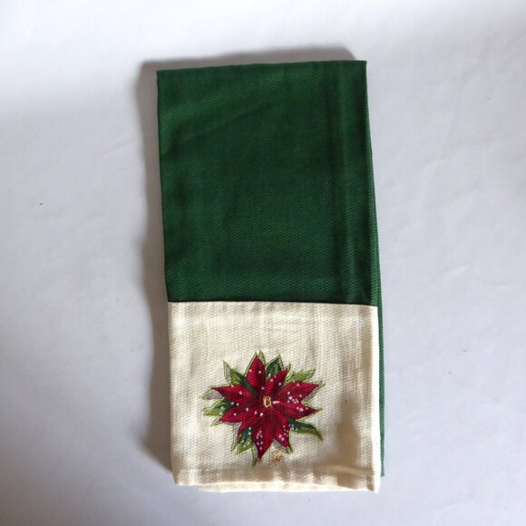 NEW BED BATH & BEYOND JOYOUS HOLIDAY FLORAL TABLECLOTHS NAPKINS TOWEL LOT - Picture 7 of 12